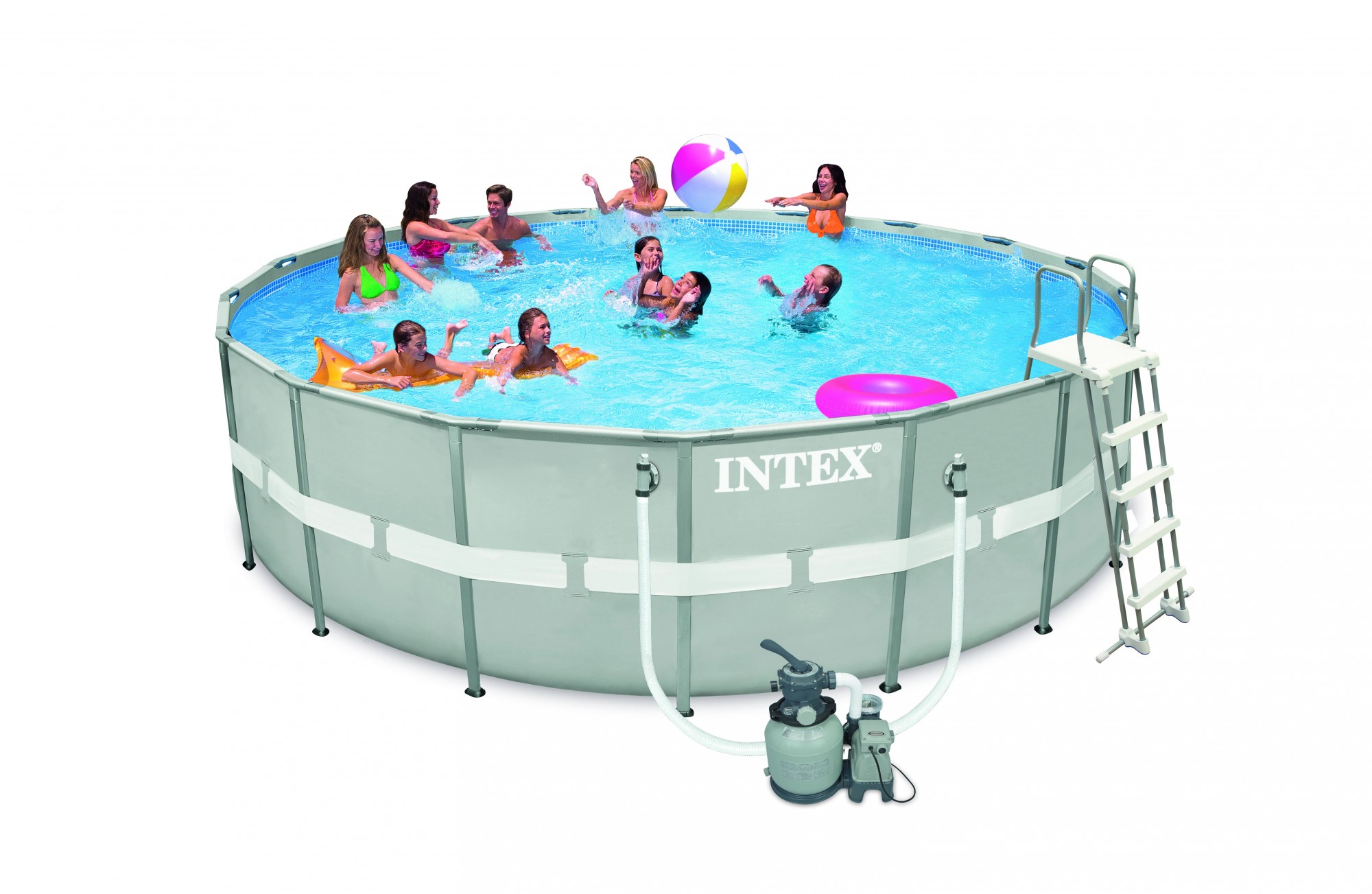 Piscine Hors sol INTEX avec filtre à sable installation RAPIDE