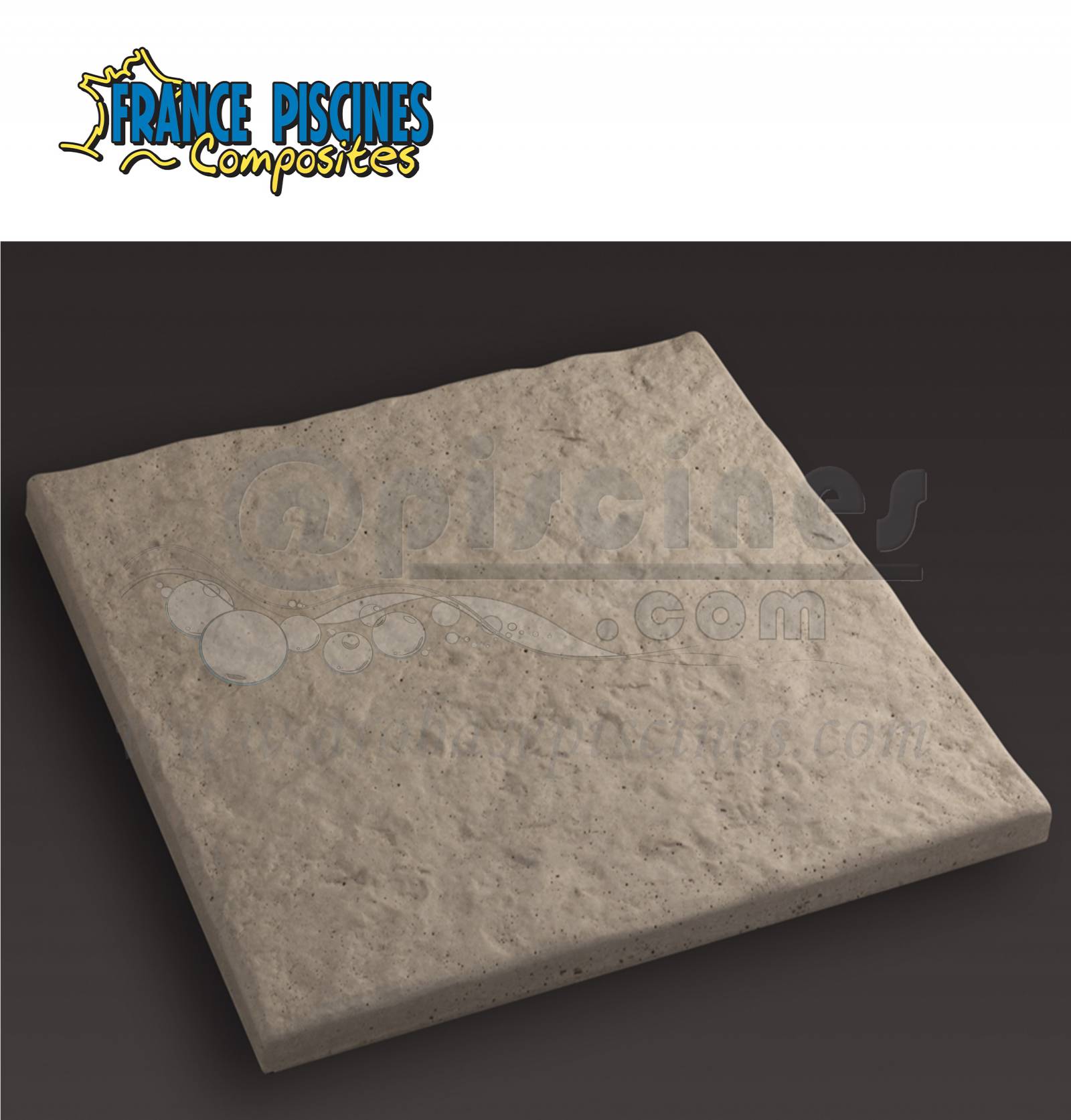 DALLAGE STRUCTURÉE EN PIERRE POUR PISCINE OU TERRASSES A LA FARE LES OLIVIERS