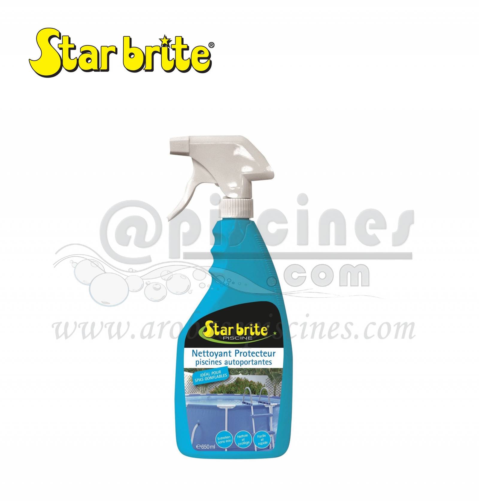 NETTOYANT PISCINE HORS SOL ET SPAS GONFLABLES 