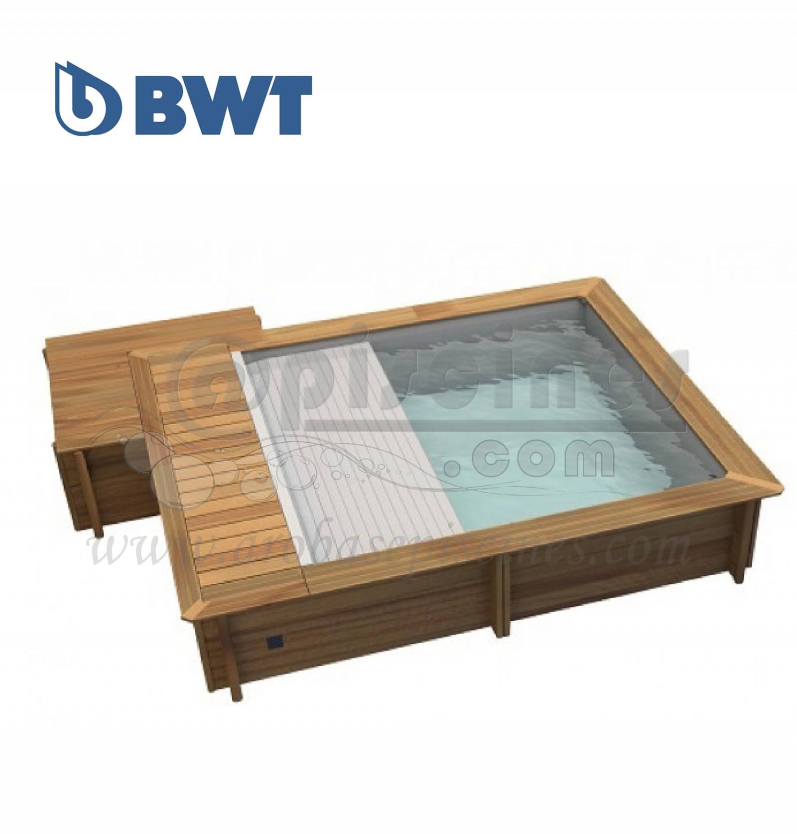 ACHETER UNE PISCINE BOIS URBAINE DE MOINS DE 10M2 AVEC COUVERTURE DE SECURITÉ INTÉGRÉE