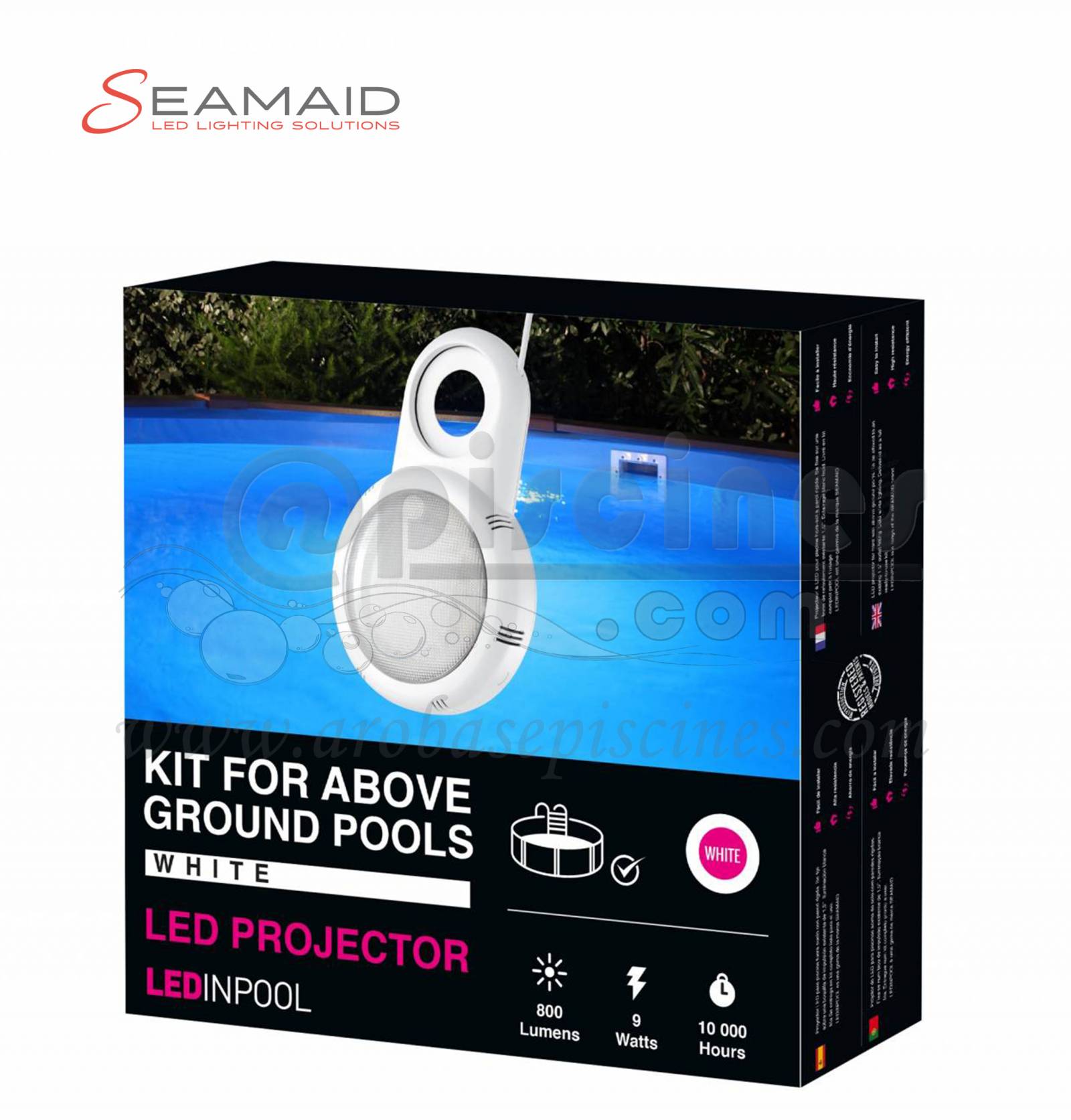 ACHETER UN PROJECTEUR LED POUR PISCINE HORS SOL