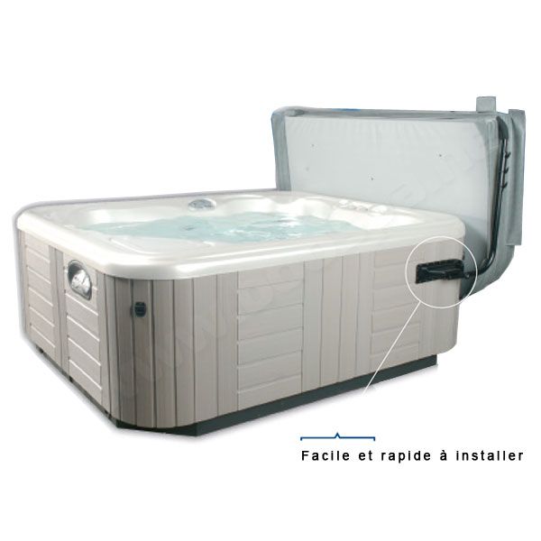 LEVE COUVERTURE POUR SPA ACRYLIQUE FIXATION RAPIDE