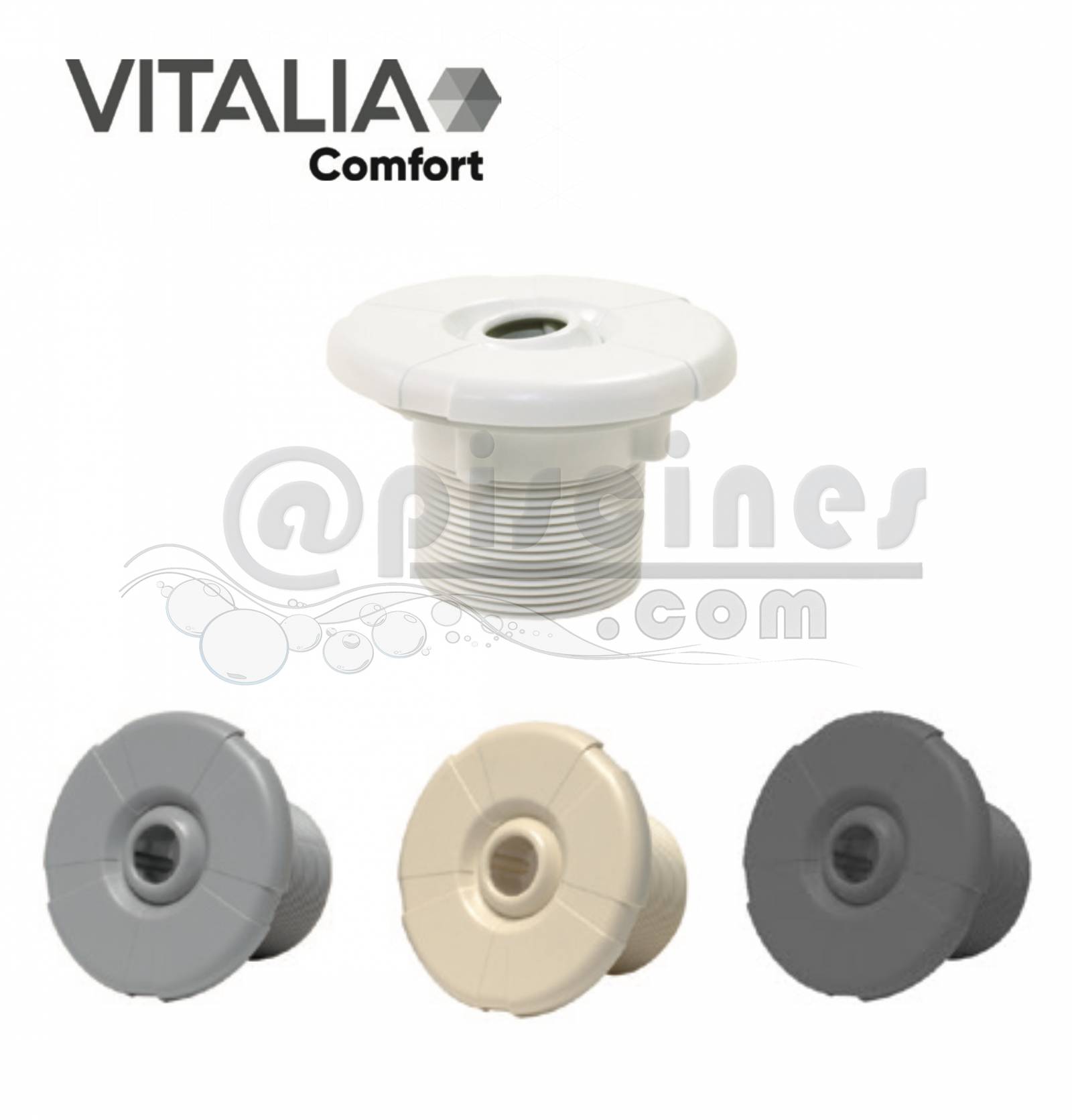 ACHETER UNE BUSE DE REFOULEMENT POUR PISCINE COLORIS GRIS ANTHRACITE