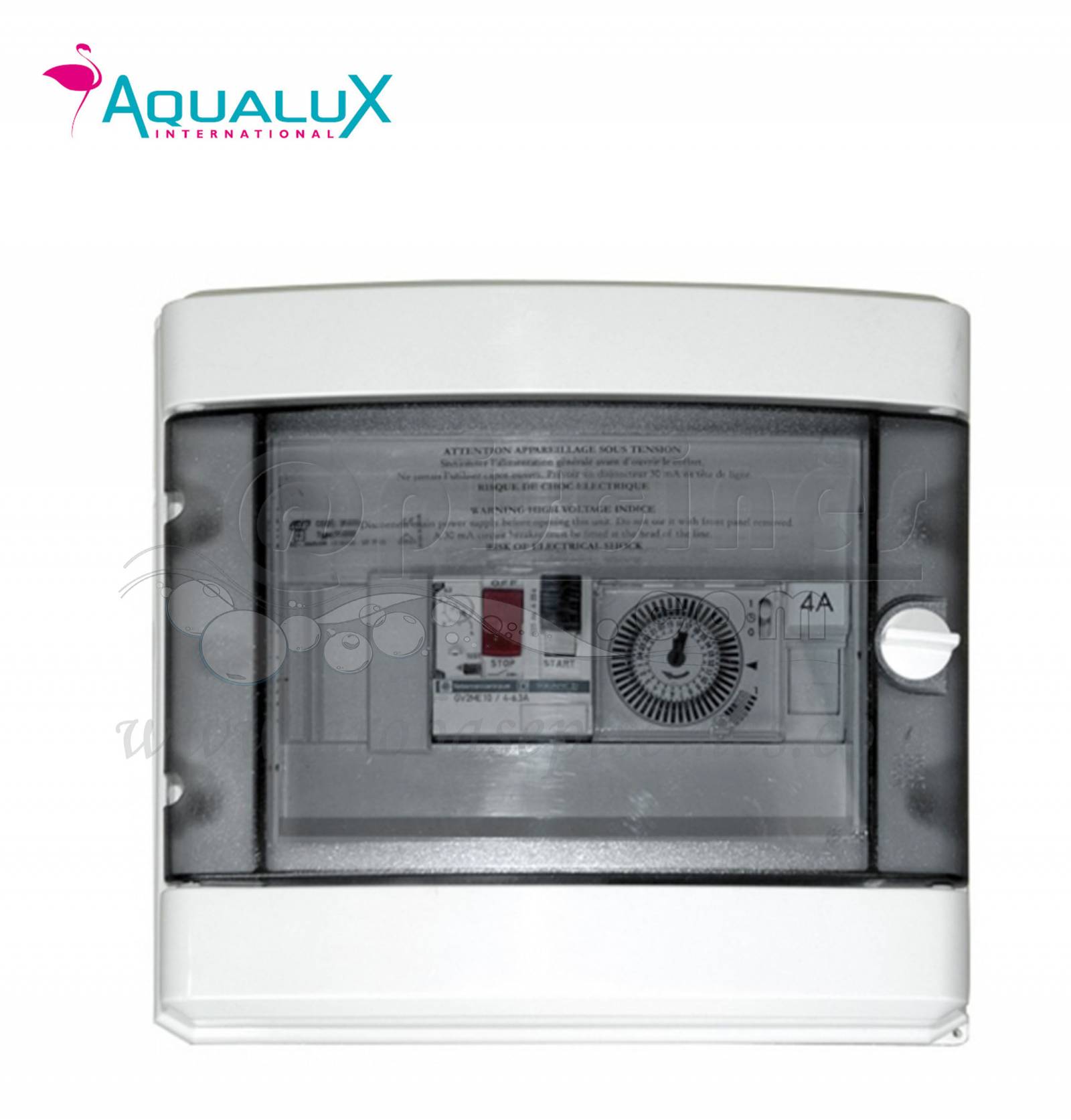 coffret electrique pour nage à contre courant