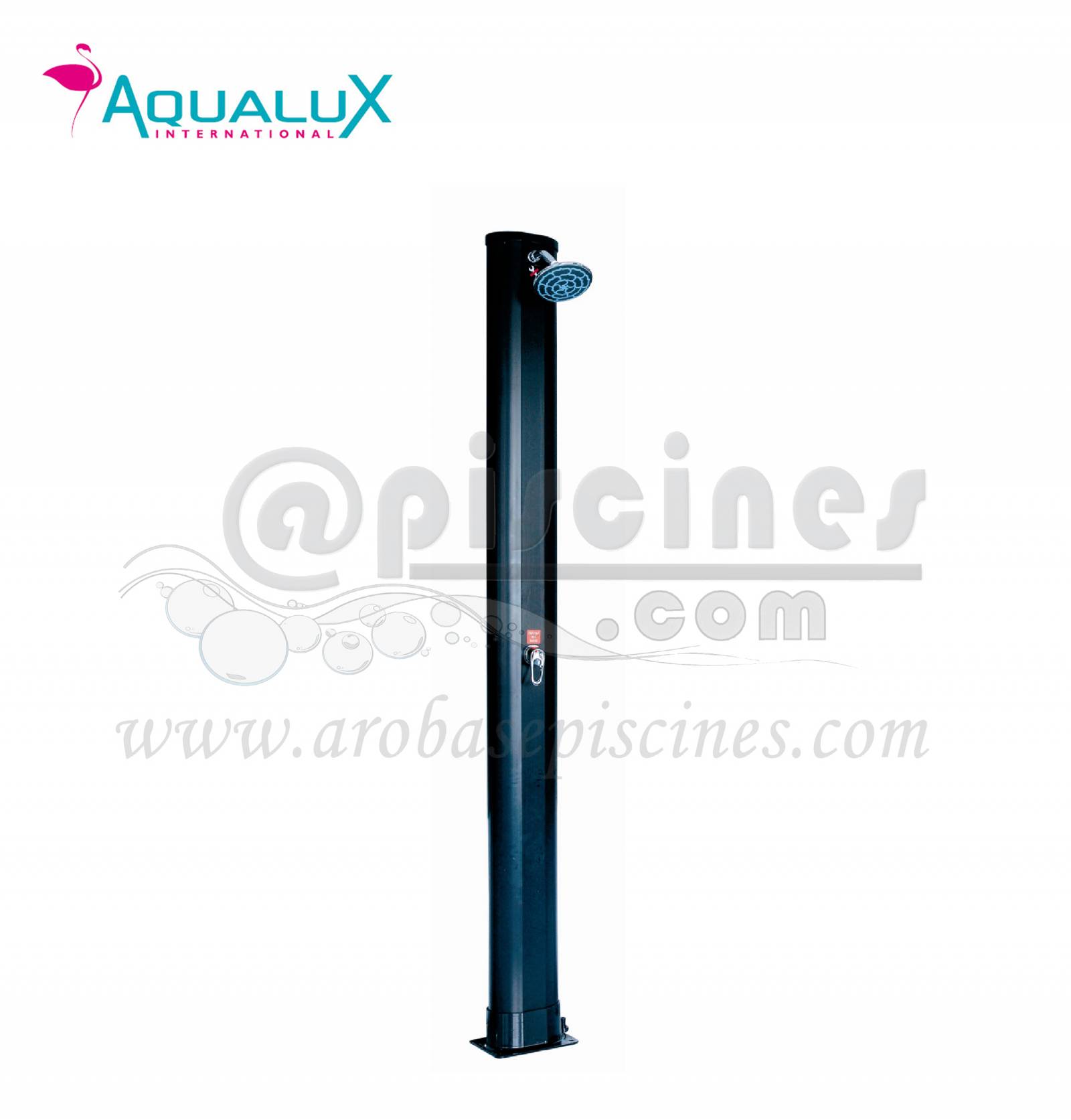 DOUCHE SOLAIRE NOIRE 40L  ALUMINIUM 