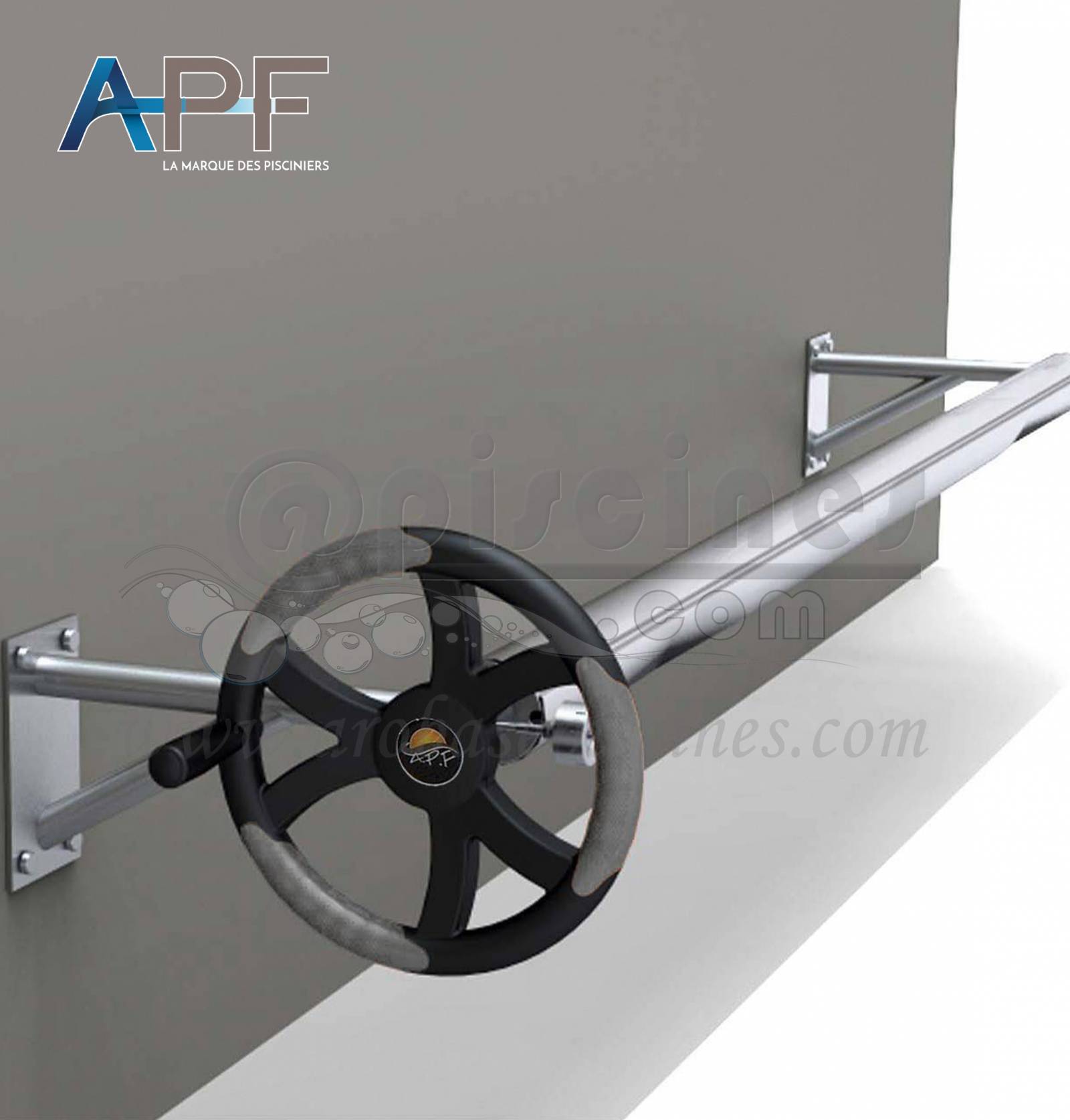 Acheter un enrouleur de bâche à bulles fixation murale