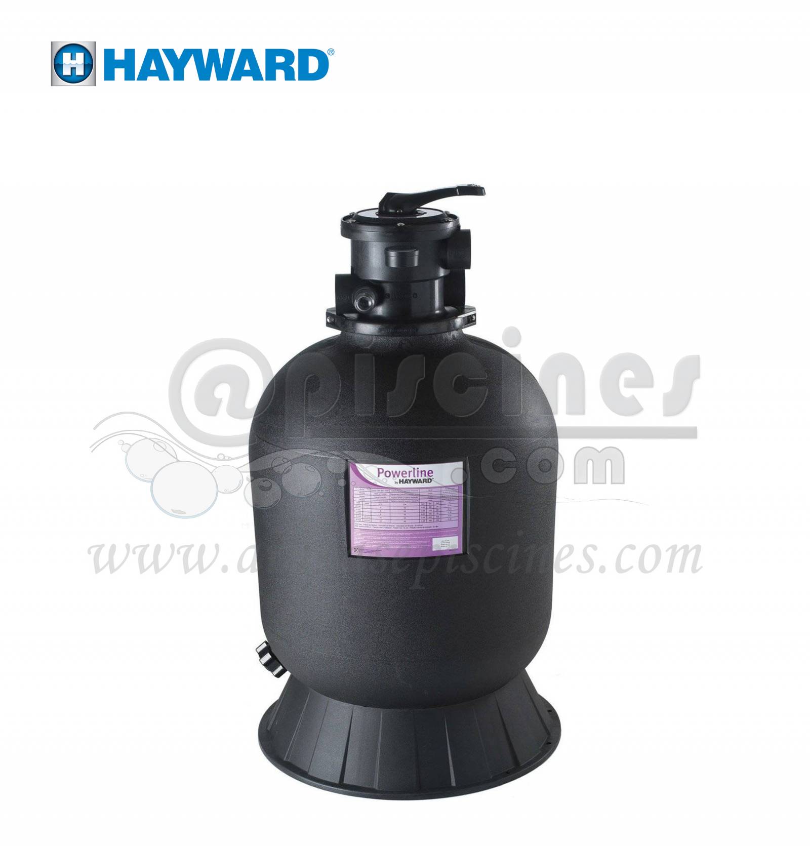 Filtre à sable Hayward 10m3/h TOP 