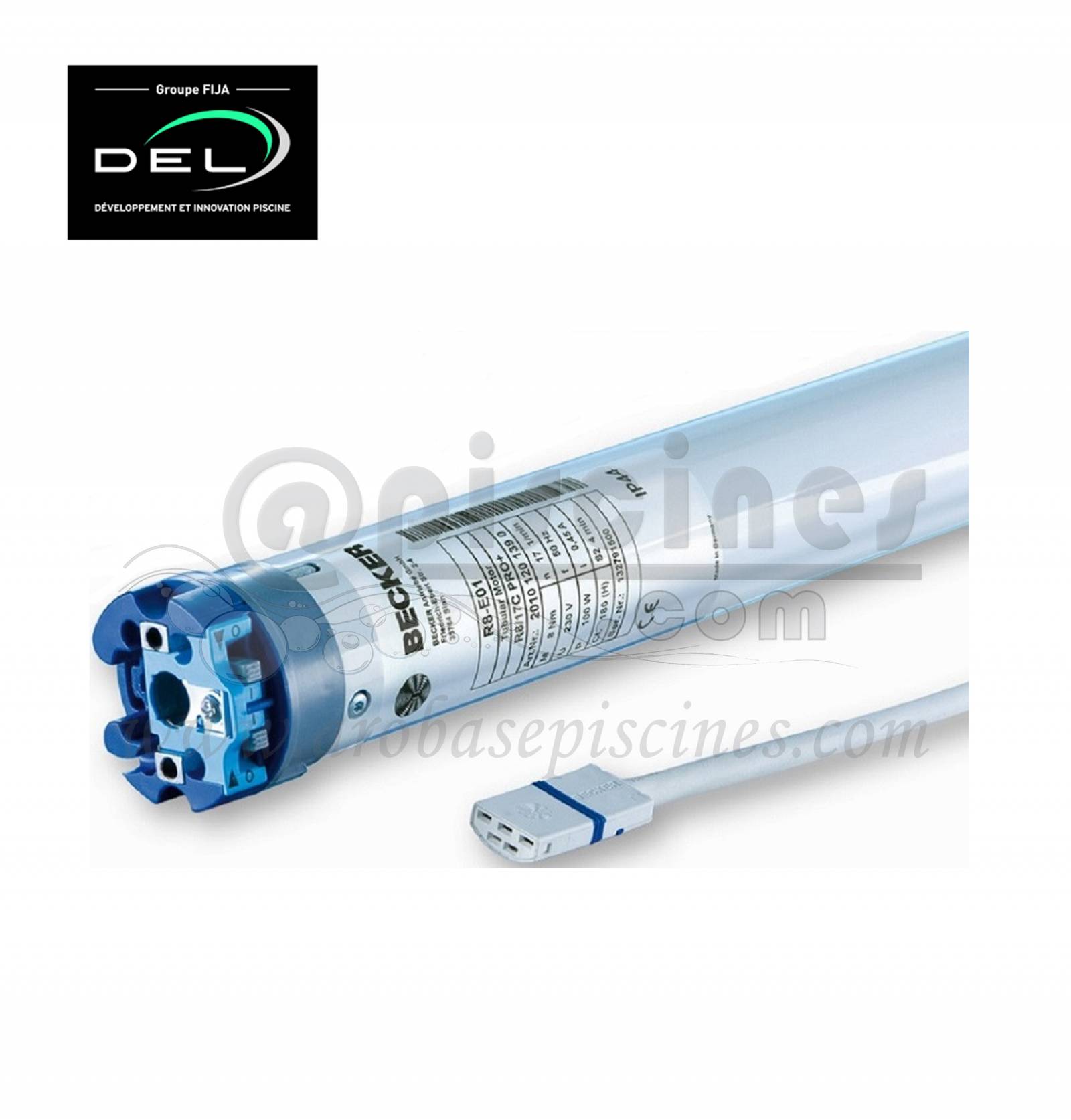   Moteur tubulaire immergé électrique avec fins de course réglables. Qualité et robustesse ce moteur dispose de fins de course mécaniques intégrées résistantes et insensibles à la foudre.  MOTEUR GARANTIE 5 ANS  Existe en 2 puissances, 120NM pour les couv