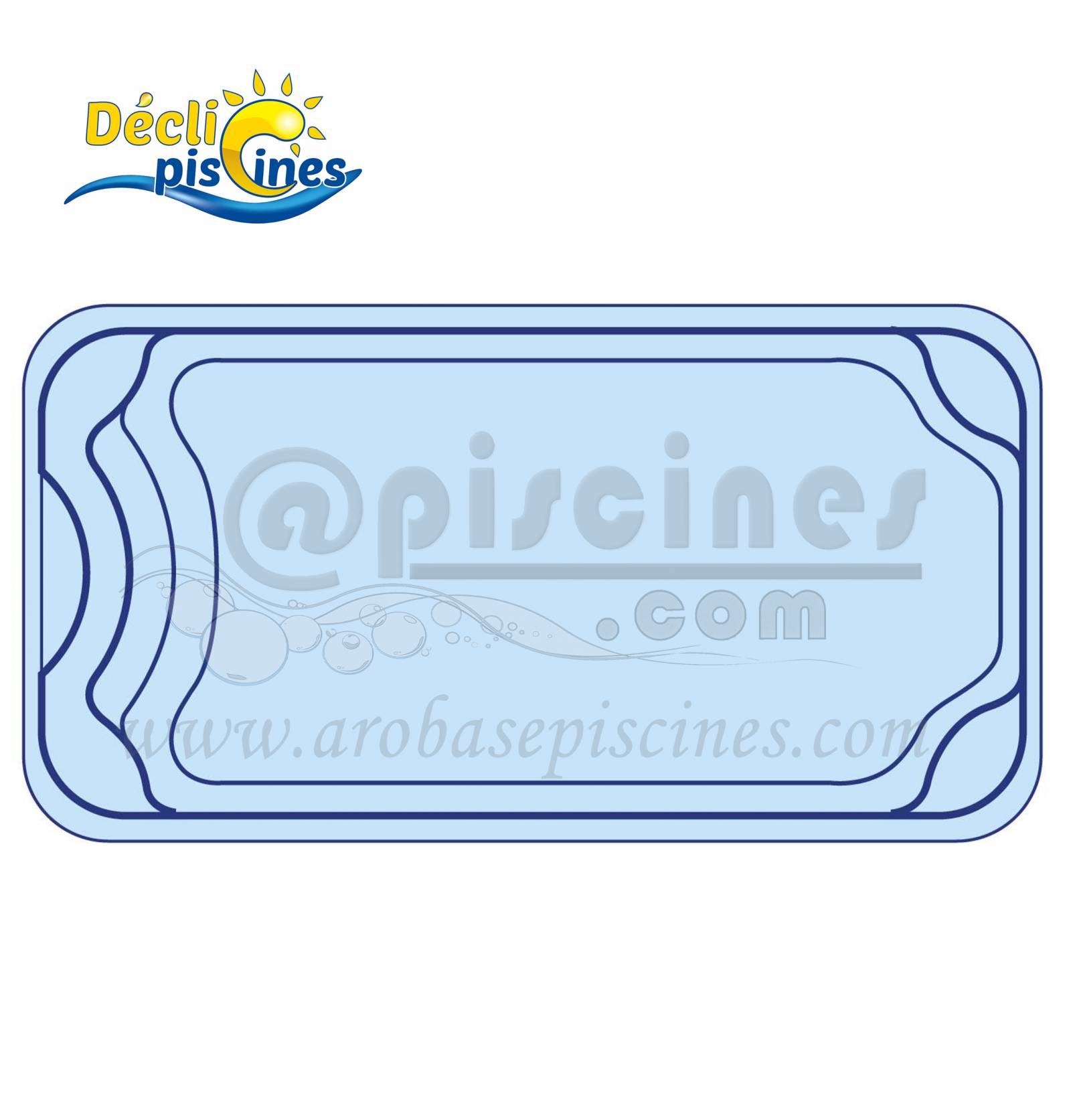 Piscine coque polyester PAS CHER livraison dans toute la FRANCE