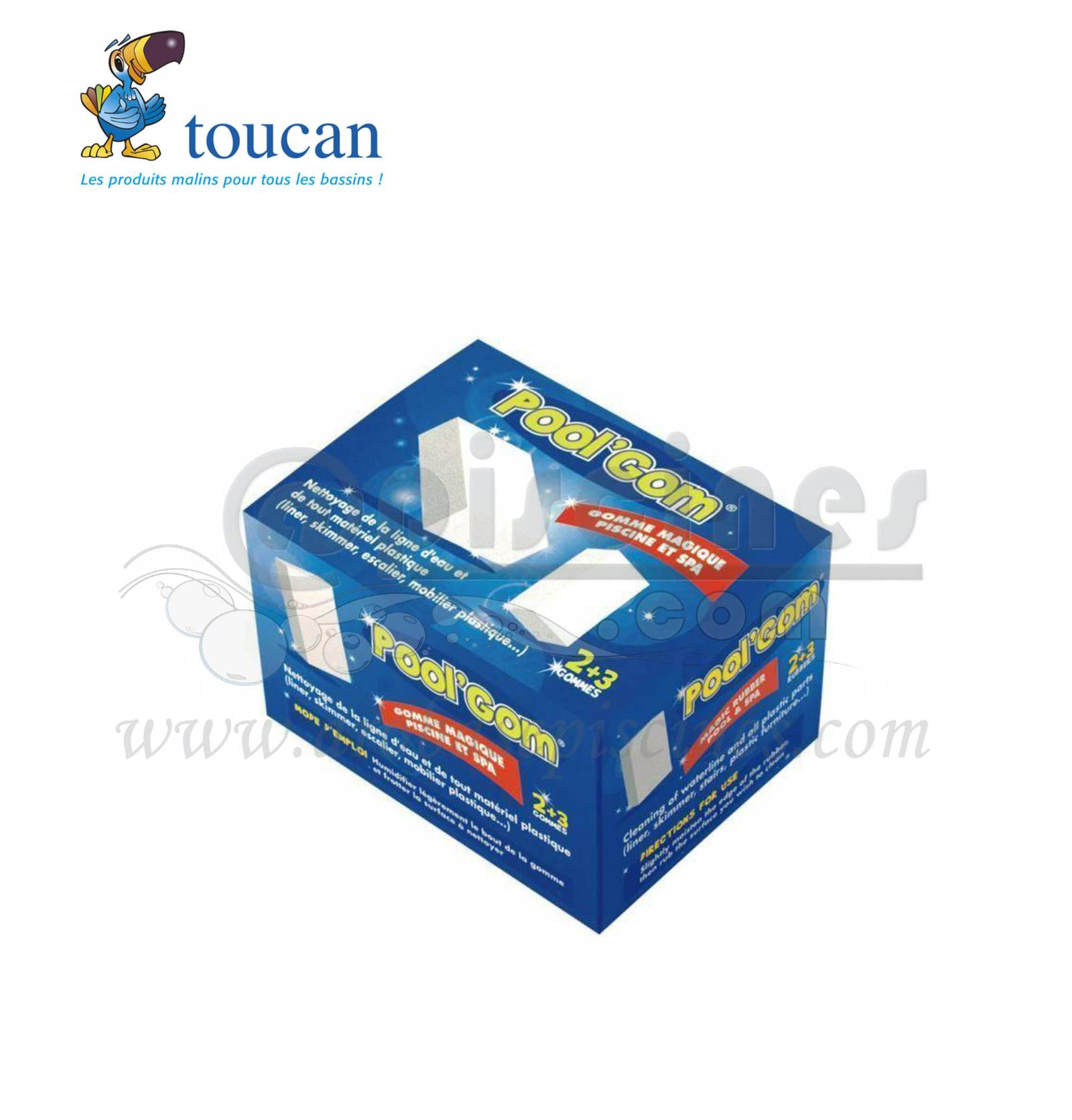 Boite de poolgom pour nettoyage piscine