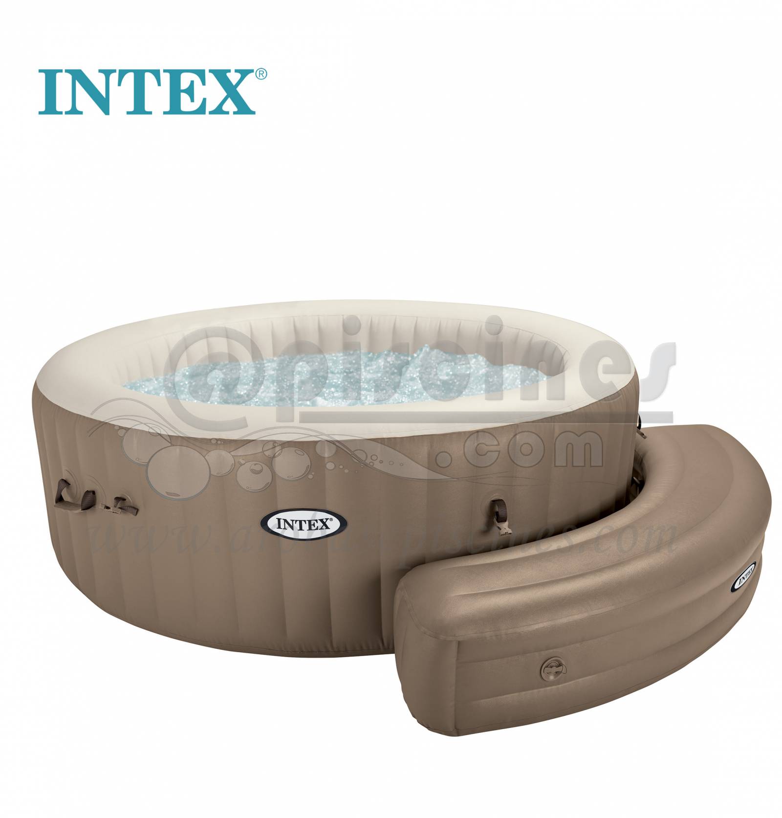 SPA GONFLABLE MODÈLE INTEX PURE SPA BULLES 4 PLACES
